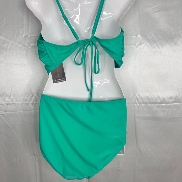NWT No Boundaries Teal One Piece Swimsuit size XXL (19) juniors - Picture 5 of 12